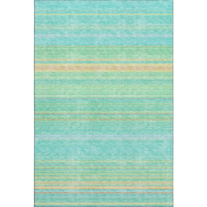 Addison Mayfield Teal AMF979 - 8ft. Round Rug