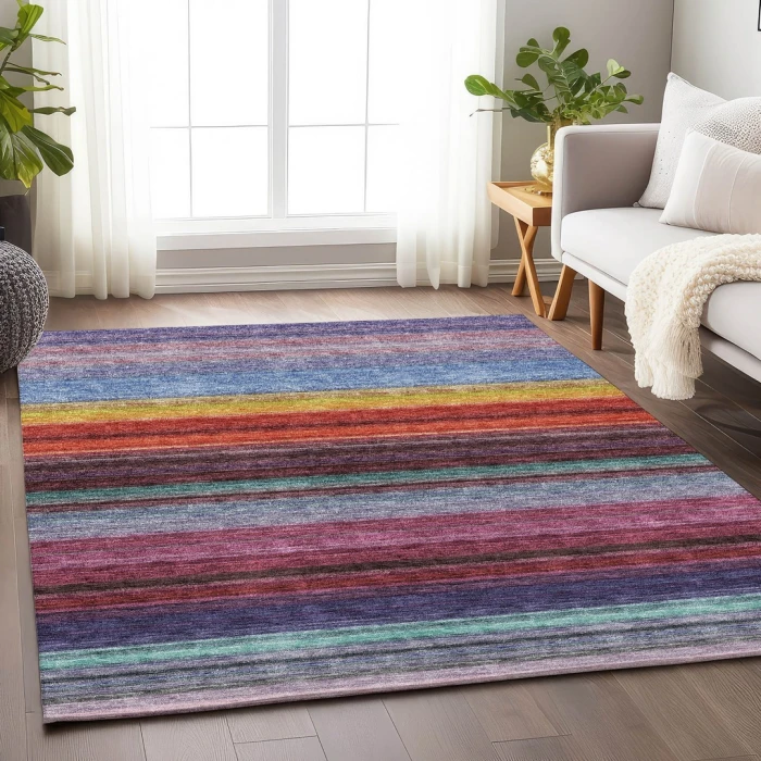 Addison Mayfield Purple AMF979 5ft. x 7ft. 6in. Rect. Rug