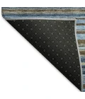 Addison Mayfield Blue AMF979 - 8ft. Round Rug