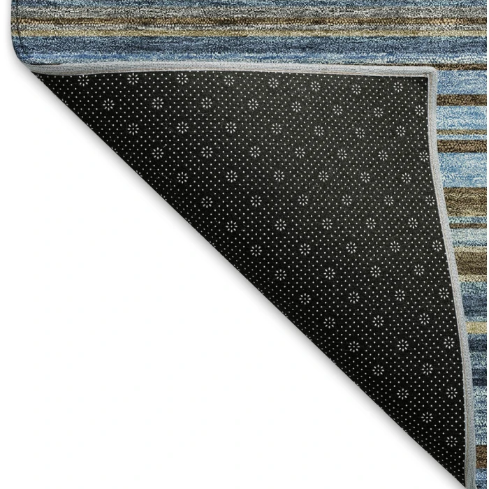 Addison Mayfield Blue AMF979 - 8ft. Round Rug