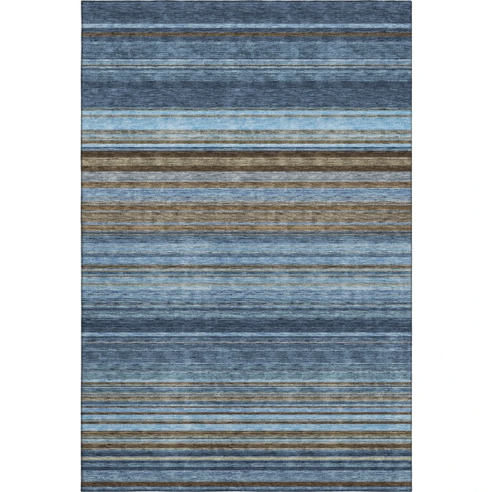 Addison Mayfield Blue AMF979 - 8ft. Round Rug