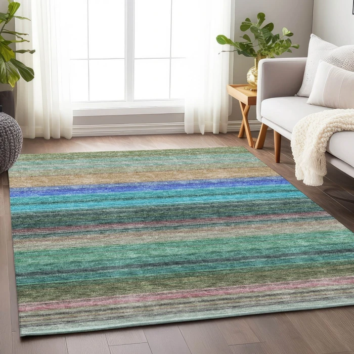 Addison Mayfield Green AMF979 5ft. x 7ft. 6in. Rect. Rug