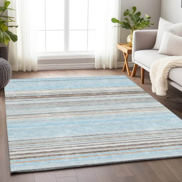 Addison Mayfield Blue AMF979 5ft. x 7ft. 6in. Rect. Rug