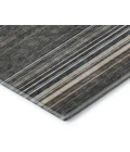 Addison Mayfield Brown AMF979 - 8ft. Round Rug
