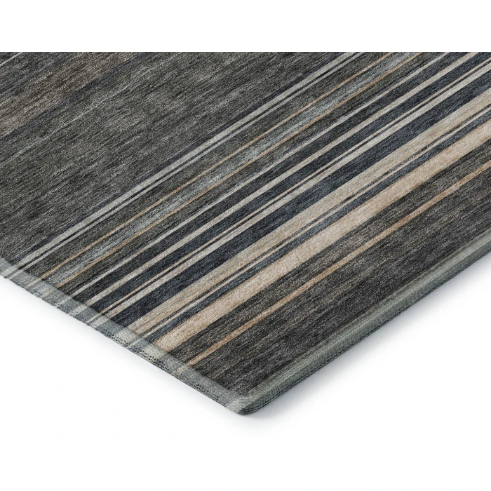 Addison Mayfield Brown AMF979 - 8ft. Round Rug