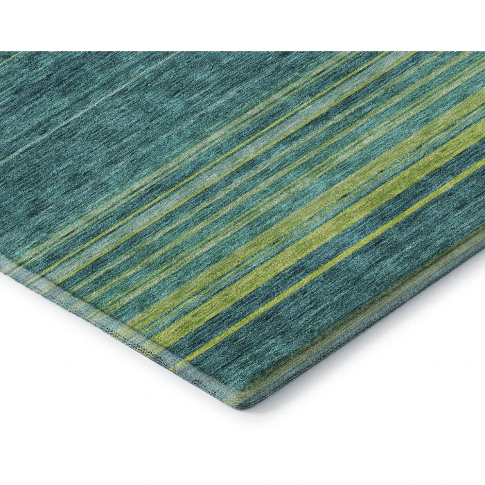 Addison Mayfield Teal AMF979 - 8ft. Round Rug