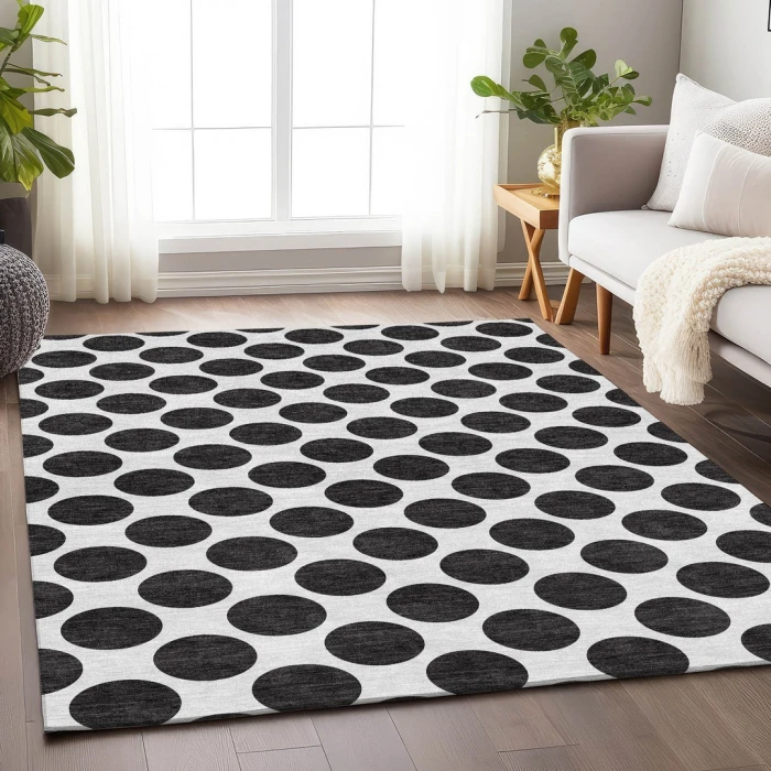 Addison Mayfield Black AMF980 2ft. 3in. x 7ft. 6in. Rect. Rug