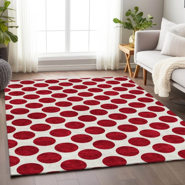 Addison Mayfield Red AMF980 9ft. x 12ft. Rect. Rug