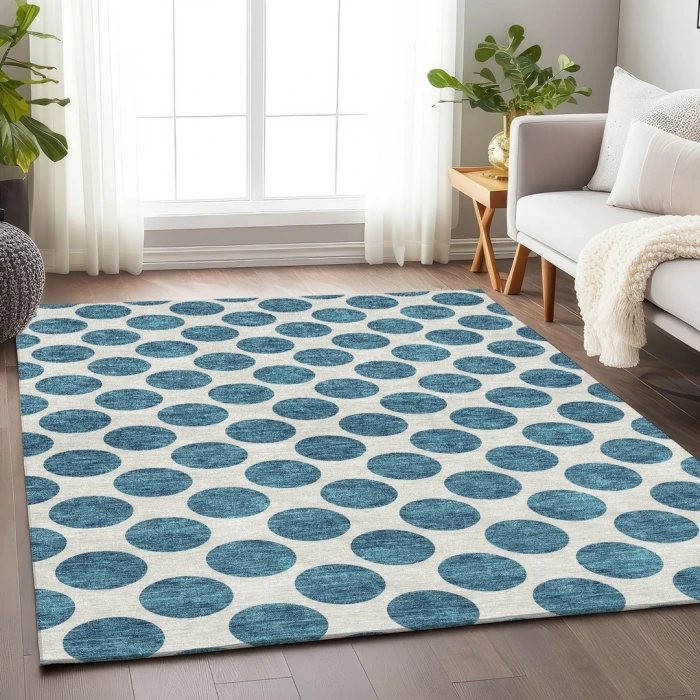 Addison Mayfield Teal AMF980 8ft. x 10ft. Rect. Rug