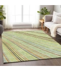 Addison Mayfield Green AMF981 - 8ft. Round Rug