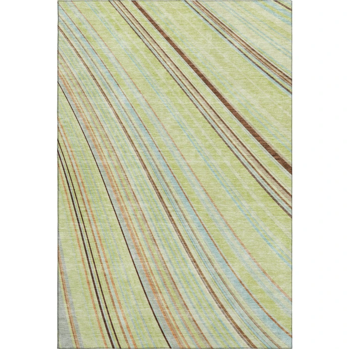 Addison Mayfield Green AMF981 - 8ft. Round Rug