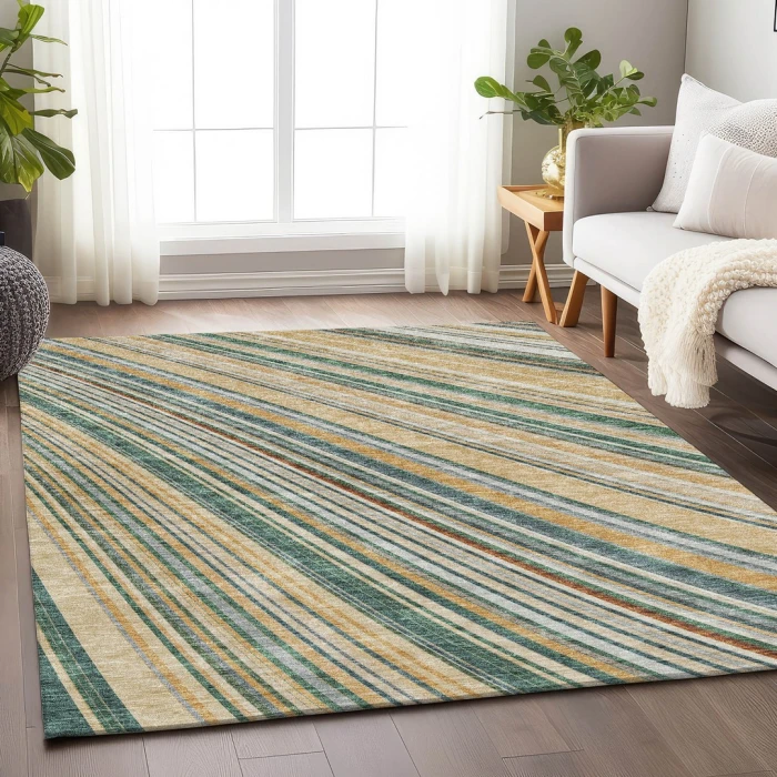 Addison Mayfield Brown AMF981 9ft. x 12ft. Rect. Rug