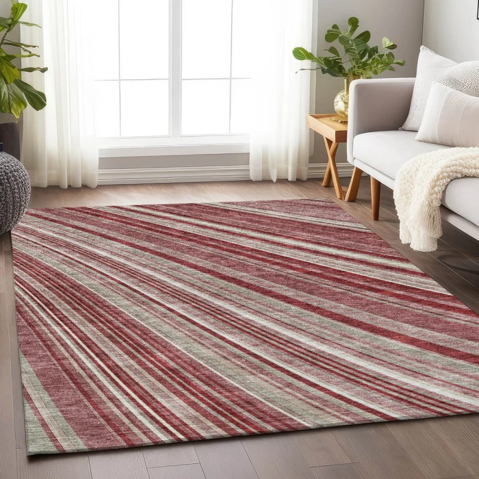 Addison Mayfield Red AMF981 5ft. x 7ft. 6in. Rect. Rug
