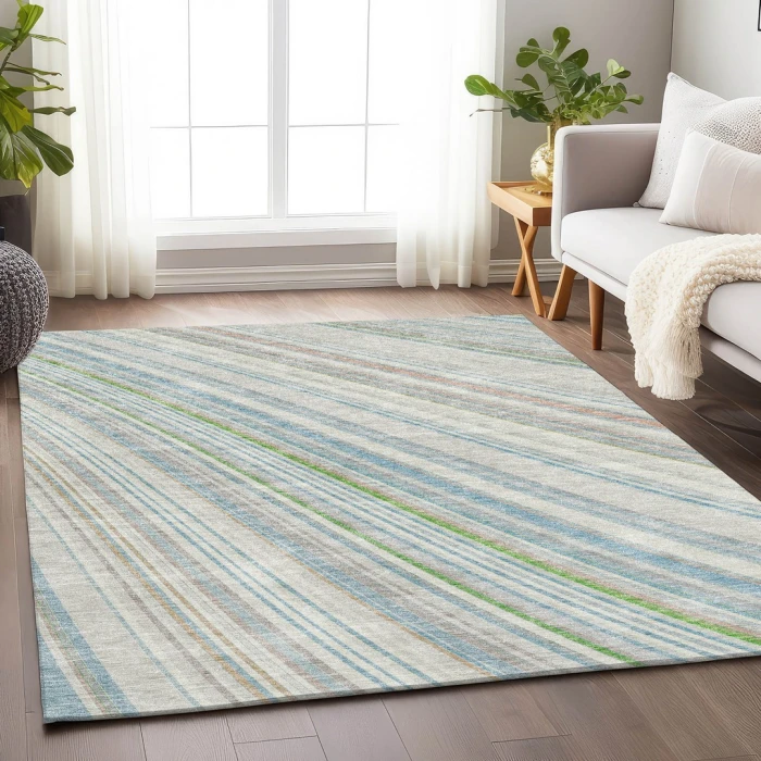 Addison Mayfield Ivory AMF981 - 8ft. Round Rug