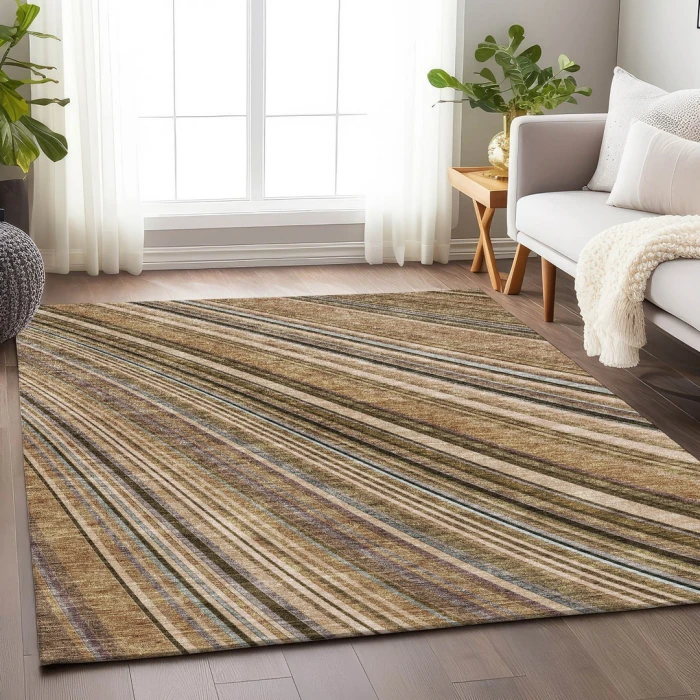 Addison Mayfield Brown AMF981 8ft. x 10ft. Rect. Rug