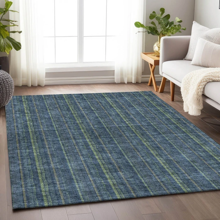 Addison Mayfield Blue AMF982 2ft. 3in. x 7ft. 6in. Rect. Rug
