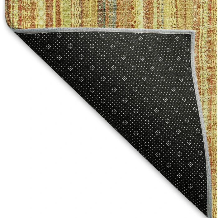 Addison Mayfield Gold AMF982 - 8ft. Round Rug