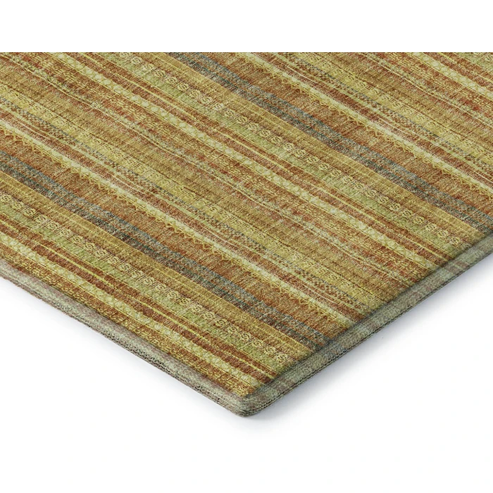 Addison Mayfield Gold AMF982 - 8ft. Round Rug