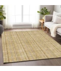 Addison Mayfield Gold AMF982 - 8ft. Round Rug