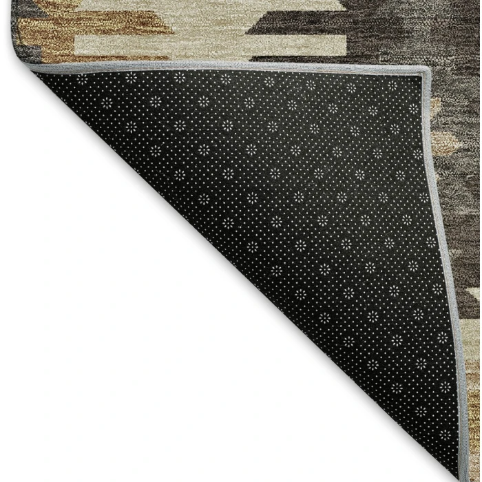 Addison Mayfield Brown AMF983 - 8ft. Round Rug