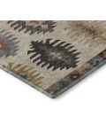 Addison Mayfield Brown AMF983 - 8ft. Round Rug
