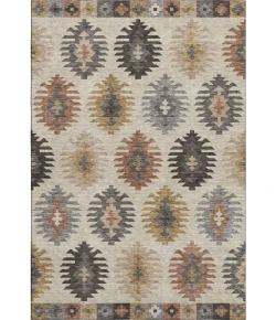 Addison Mayfield Brown AMF983 - 8ft. Round Rug
