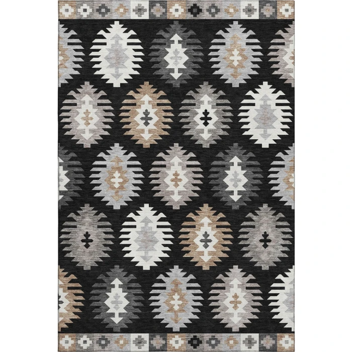 Addison Mayfield Black AMF983 8ft. x 10ft. Rect. Rug