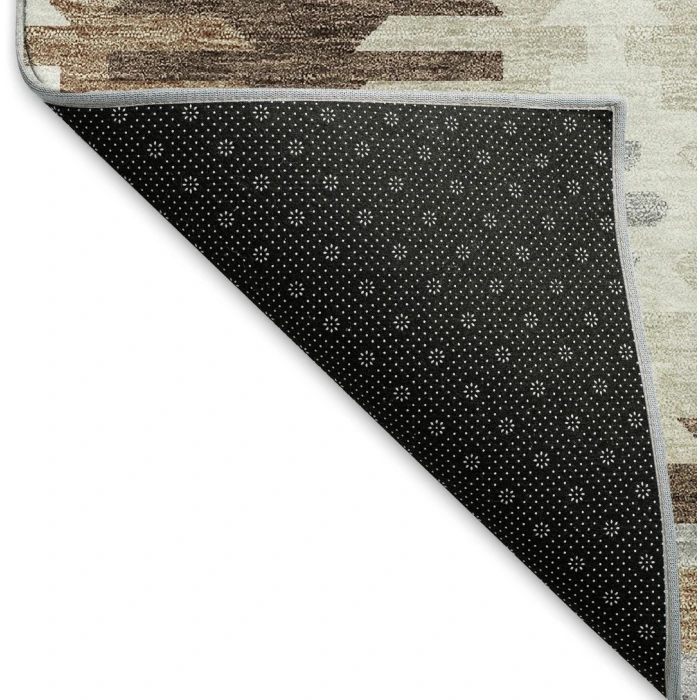 Addison Mayfield Brown AMF983 - 8ft. Round Rug