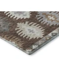 Addison Mayfield Brown AMF983 - 8ft. Round Rug