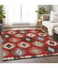 Addison Mayfield Red AMF983 9ft. x 12ft. Rect. Rug