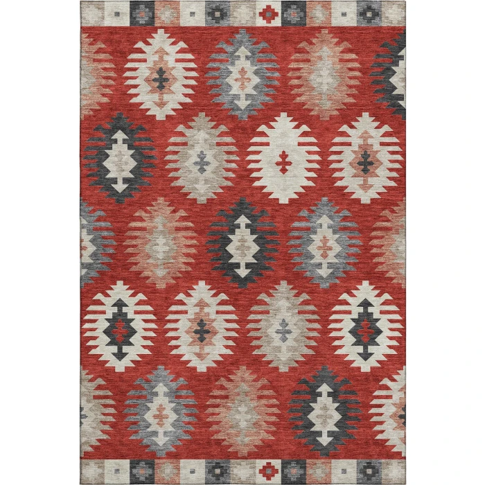 Addison Mayfield Red AMF983 9ft. x 12ft. Rect. Rug