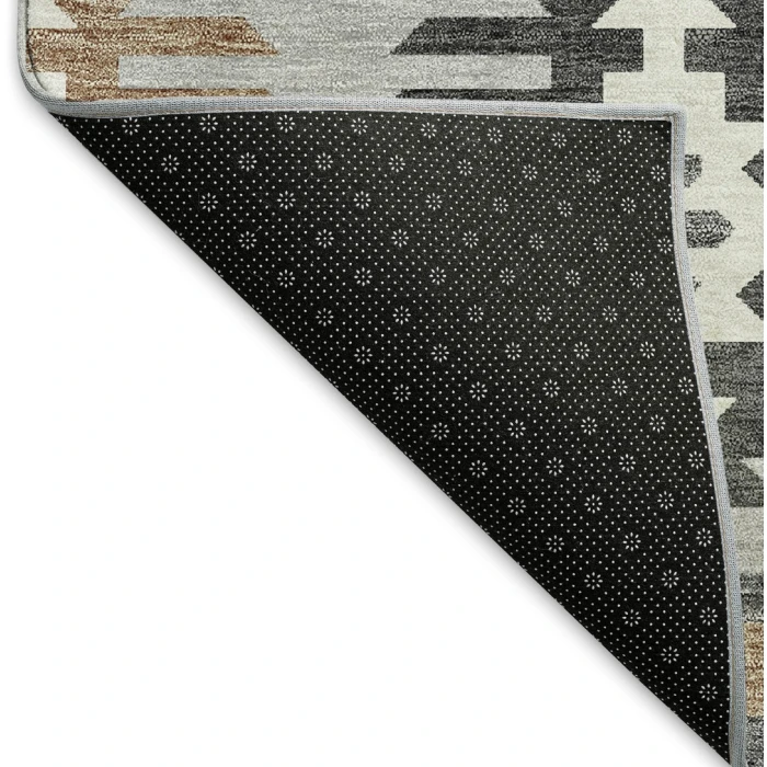 Addison Mayfield Gray AMF983 - 8ft. Round Rug