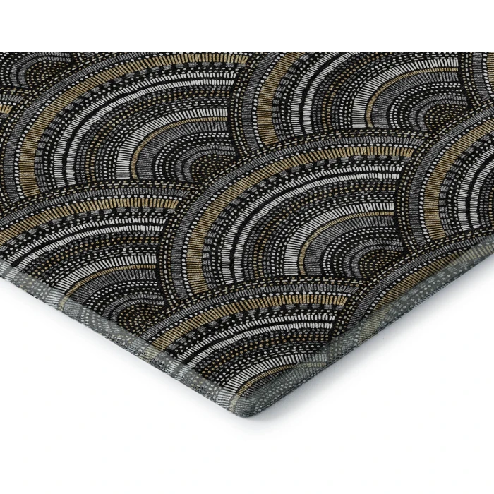 Addison Mayfield Black AMF984 2ft. 3in. x 7ft. 6in. Rect. Rug