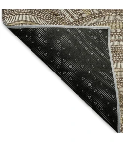 Addison Mayfield Brown AMF984 - 8ft. Round Rug