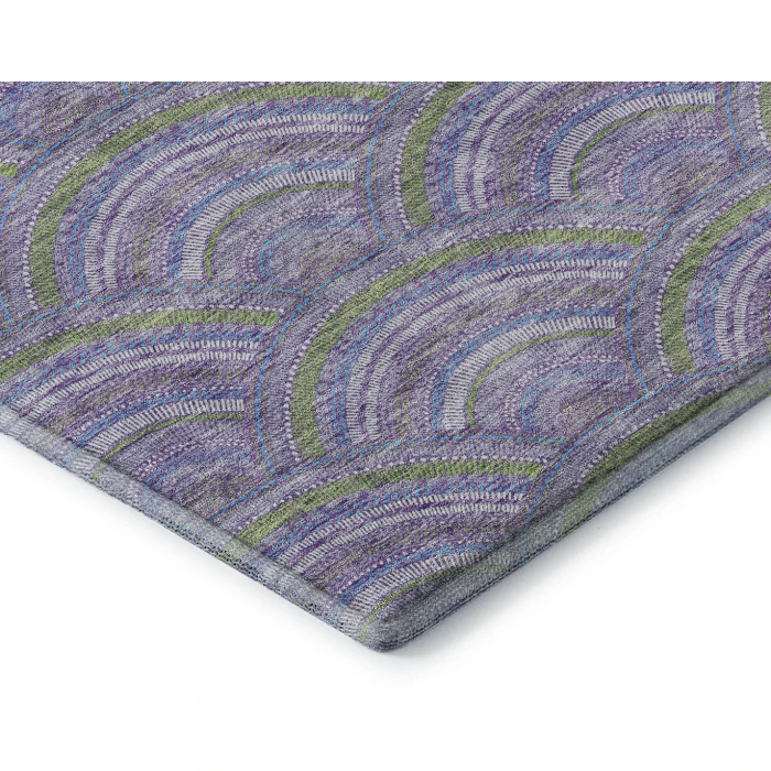 Addison Mayfield Purple AMF984 2ft. 3in. x 7ft. 6in. Rect. Rug