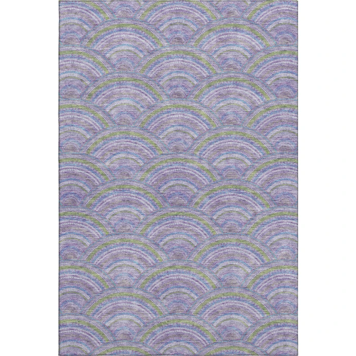 Addison Mayfield Purple AMF984 2ft. 3in. x 7ft. 6in. Rect. Rug