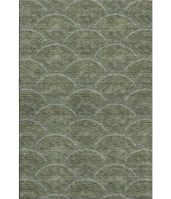Addison Mayfield Green AMF984 - 8ft. Round Rug