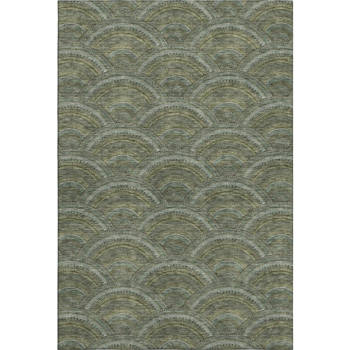 Addison Mayfield Green AMF984 2ft. 3in. x 7ft. 6in. Rect. Rug
