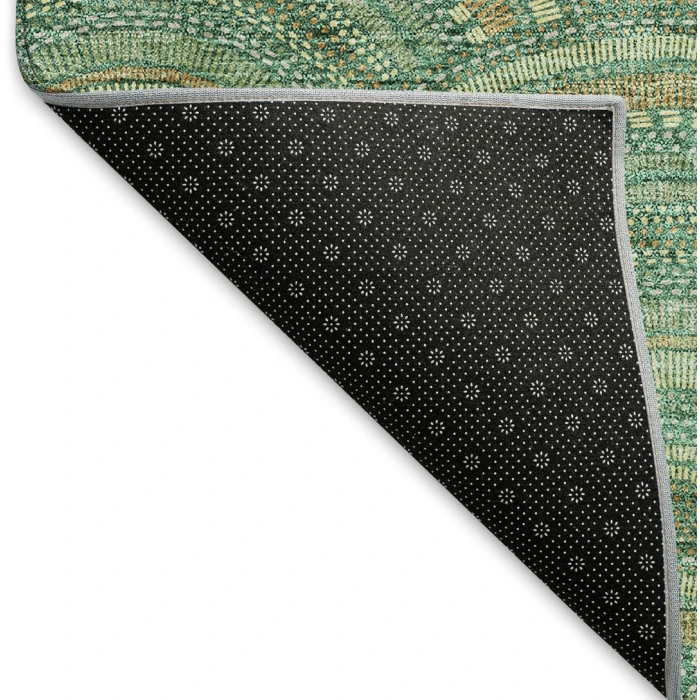 Addison Mayfield Green AMF984 - 8ft. Round Rug