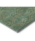 Addison Mayfield Green AMF984 - 8ft. Round Rug