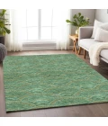 Addison Mayfield Green AMF984 - 8ft. Round Rug