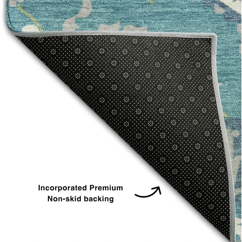 Addison Mayfield Teal AMF985 5ft. x 7ft. 6in. Rect. Rug