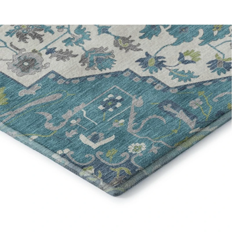 Addison Mayfield Teal AMF985 5ft. x 7ft. 6in. Rect. Rug