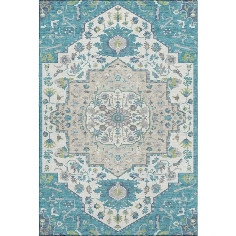Addison Mayfield Teal AMF985 5ft. x 7ft. 6in. Rect. Rug