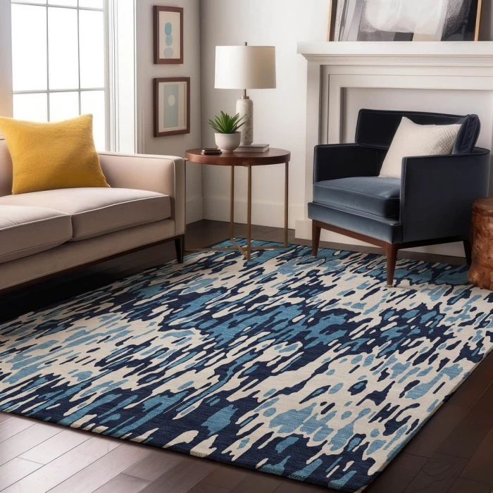 Addison Mayfield Blue AMF986 2ft. 3in. x 7ft. 6in. Rect. Rug