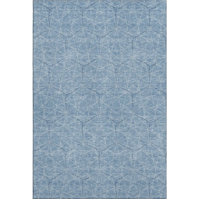 Addison Mayfield Blue AMF987 - 8ft. Round Rug