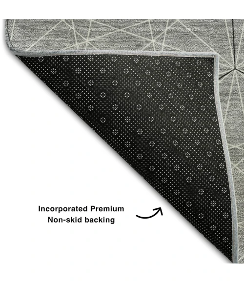 Addison Mayfield Gray AMF987 2ft. 3in. x 7ft. 6in. Rect. Rug