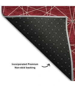 Addison Mayfield Red AMF987 2ft. 3in. x 7ft. 6in. Rect. Rug