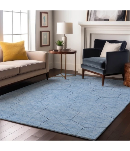 Addison Mayfield Blue AMF987 2ft. 3in. x 7ft. 6in. Rect. Rug