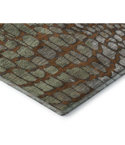 Addison Mayfield Orange AMF988 2ft. 3in. x 7ft. 6in. Rect. Rug